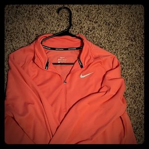 Womens Nike dri-fit long sleeve 1/4 zip up